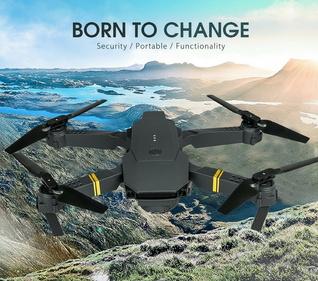 4K HD Dual Camera RC FPV WiFi Portable Wide Angle Foldable Quadcopter Drone