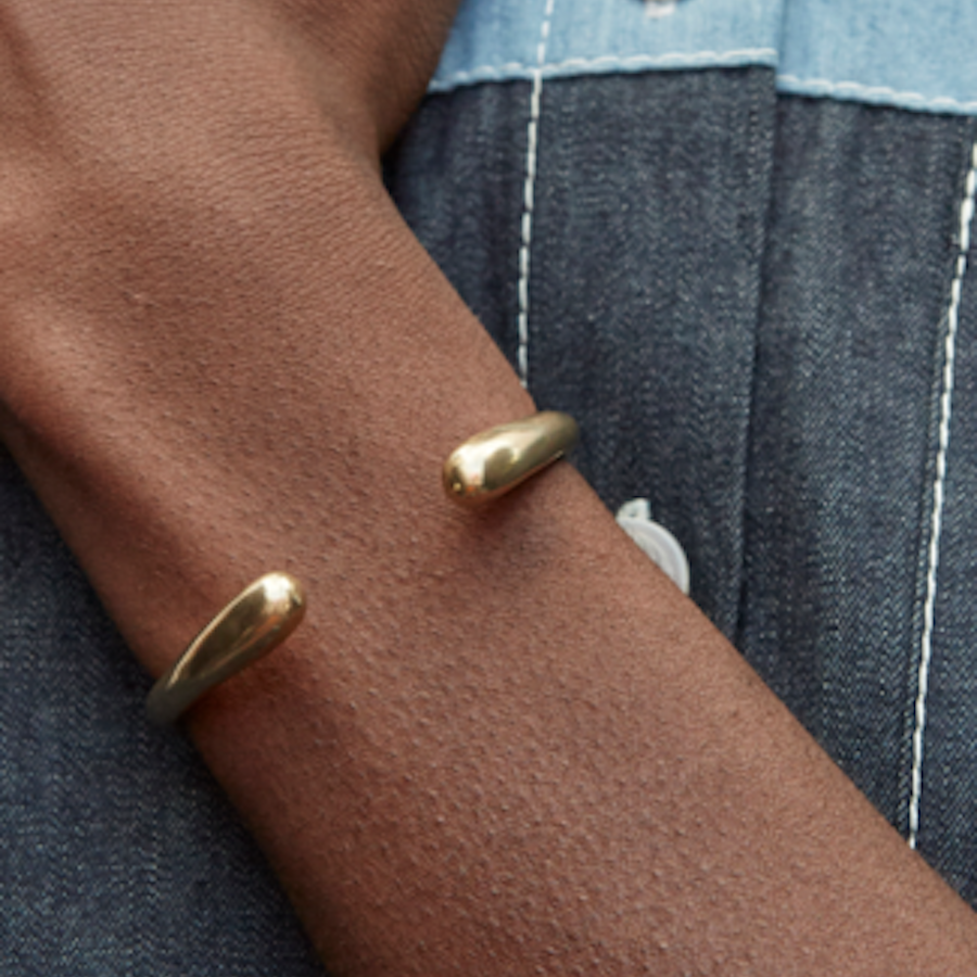 Delicate Dash Cuff Bracelet