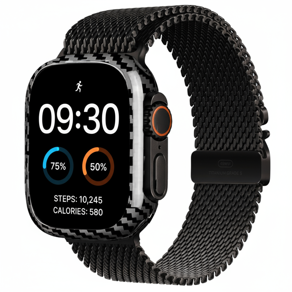 Apple Watch Real Carbon Fiber Case